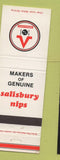 Matchbook Cover - Salisbury Nips House Coffee Canada #2