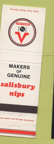 Matchbook Cover - Salisbury Nips House Coffee Canada #2