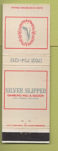 Matchbook Cover - Silver Slipper Casino Las Vegas NV