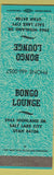 Matchbook Cover - Bongo Lounge Salt Lake City UT teal