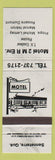 Matchbook Cover - Motel 2 M R Senneterre QC grey
