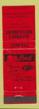 Matchbook Cover - Olivieri's Restaurant Lincoln ME