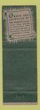 Matchbook Cover - CO-OP Canada Agriculture