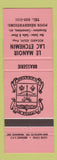 Matchbook Cover - Le Manoir Lac Etchemin QC neon orange