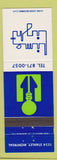Matchbook Cover - Lime Light Montreal QC