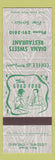 Matchbook Cover - Diana Sweets Restaurant Listowel ON