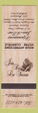 Matchbook Cover - Depanneur Jan A St Hubert QC