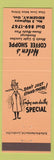 Matchbook Cover - Helen's Coffee Shop Ridgeway ON