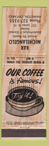 Matchbook Cover - Bar Michelangelo Hamilton ON WORN