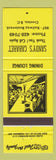 Matchbook Cover - Sandy's Cabaret Creston BC girlie Yellow