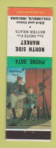 Matchbook Cover - North Side Market Deitz Columbus IN Hunting Pals