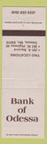 Matchbook Cover - Bank of Odessa MO WEAR