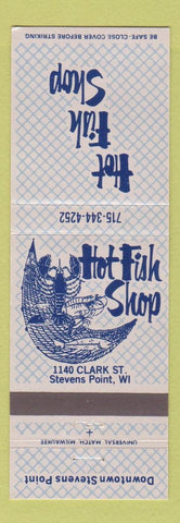 Matchbook Cover - Fish Shop Stevens Point WI
