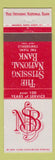 Matchbook Cover - Stissing National Bank Pine Plains Stanfordville NY