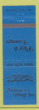 Matchbook Cover - Pier 6 Lounge Fisherman's Wharf Inn Boothbay Harbor ME