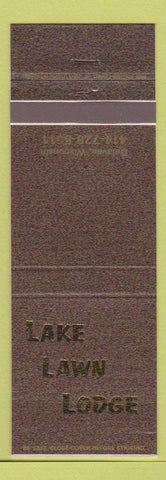 Matchbook Cover - Lake Lawn Lodge Delavan WI