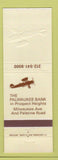 Matchbook Cover - Milwaukee Bank Prospect Heights IL