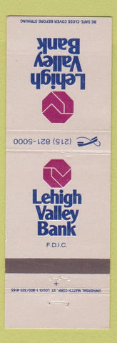 Matchbook Cover - Lehigh Valley Bank