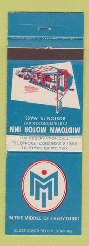 Matchbook Cover - Midtown Motor Inn Boston MA