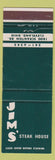Matchbook Cover - Jim's Steak House Cleveland OH