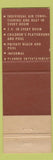 Matchbook Cover - Argosy Motel Miami Beach FL ship
