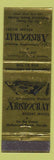 Matchbook Cover - Aristocrat Resort Motel Hollywood Beach FL