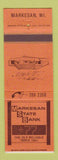 Matchbook Cover - Markesan State Bank Markesan WI