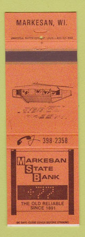 Matchbook Cover - Markesan State Bank Markesan WI