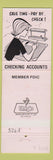 Matchbook Cover - Markesan State Bank Markesan WI