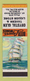 Matchbook Cover - Crystal Glen Tavern Liquor Store Glen Ellyn IL Yankee Clipper