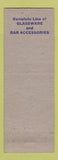 Matchbook Cover - Crystal Glen Tavern Liquor Store Glen Ellyn IL Yankee Clipper