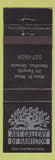 Matchbook Cover - Art Gallery of Hamilton ON black
