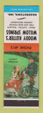 Matchbook Cover - Woody Kutter's Willow Springs Hagerstown IN Caught Speeding