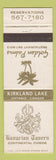 Matchbook Cover - Bavarian Tavern Golden Palms Kirkland Lake ON WORN