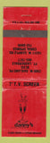 Matchbook Cover - Danny's Fort Lauderdale Coral Springs FL WORN