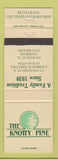 Matchbook Cover - Knotty Pine Restaurant Waterloo Preston Cambridge ON