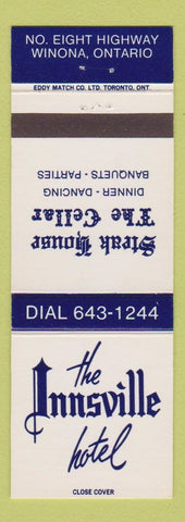 Matchbook Cover - Innsville Hotel Winona ON