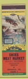 Matchbook Cover - Shoes Meat Market Ringgold GA low phone Winter Sunday