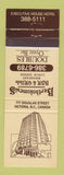 Matchbook Cover - Bartholomews Bar Grill Victoria BC