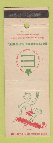 Matchbook Cover - Eddy Match Outdoor Series Log Rolling WEAR