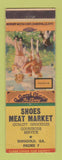 Matchbook Cover - Shoes Meat Market Ringgold GA low phone Buddies