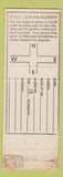 Matchbook Cover - TV Associates Allentown PA