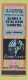 Matchbook Cover - Fulford's Radio Sales Washington DC