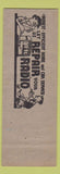 Matchbook Cover - Fulford's Radio Sales Washington DC