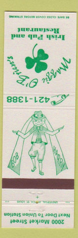 Matchbook Cover - Maggie O'Brien's Irish Pub ST Louis MO