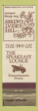 Matchbook Cover - Speakeasy Lounge Great Gatsby Ogunquit ME