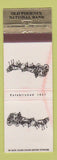 Matchbook Cover - Old Phoenix National Bank WORN