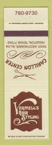 Matchbook Cover - Vermell's Hair Styling Houston TX