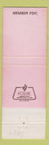 Matchbook Cover - Perry County Bank Perryville AR