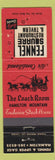 Matchbook Cover - Fennel Square Restaurant Tavern Hamilton ON